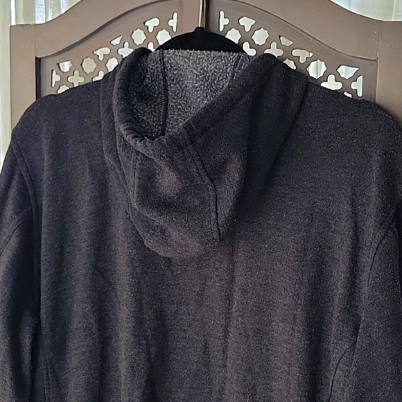 RVCA zip-up hoodie sweatshirt, charcoal, size medium - Picture 6 of 6